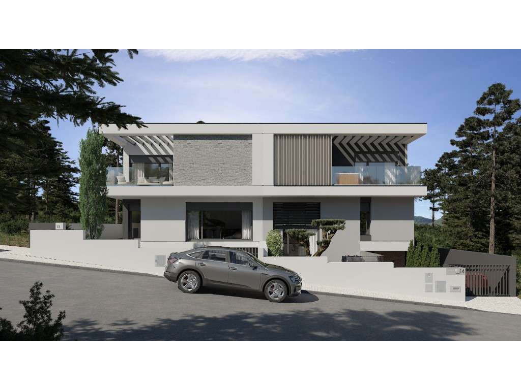 Moradia Geminada no Sitio da Nazaré com piscina e vista mar - Grande imagem: 5/6