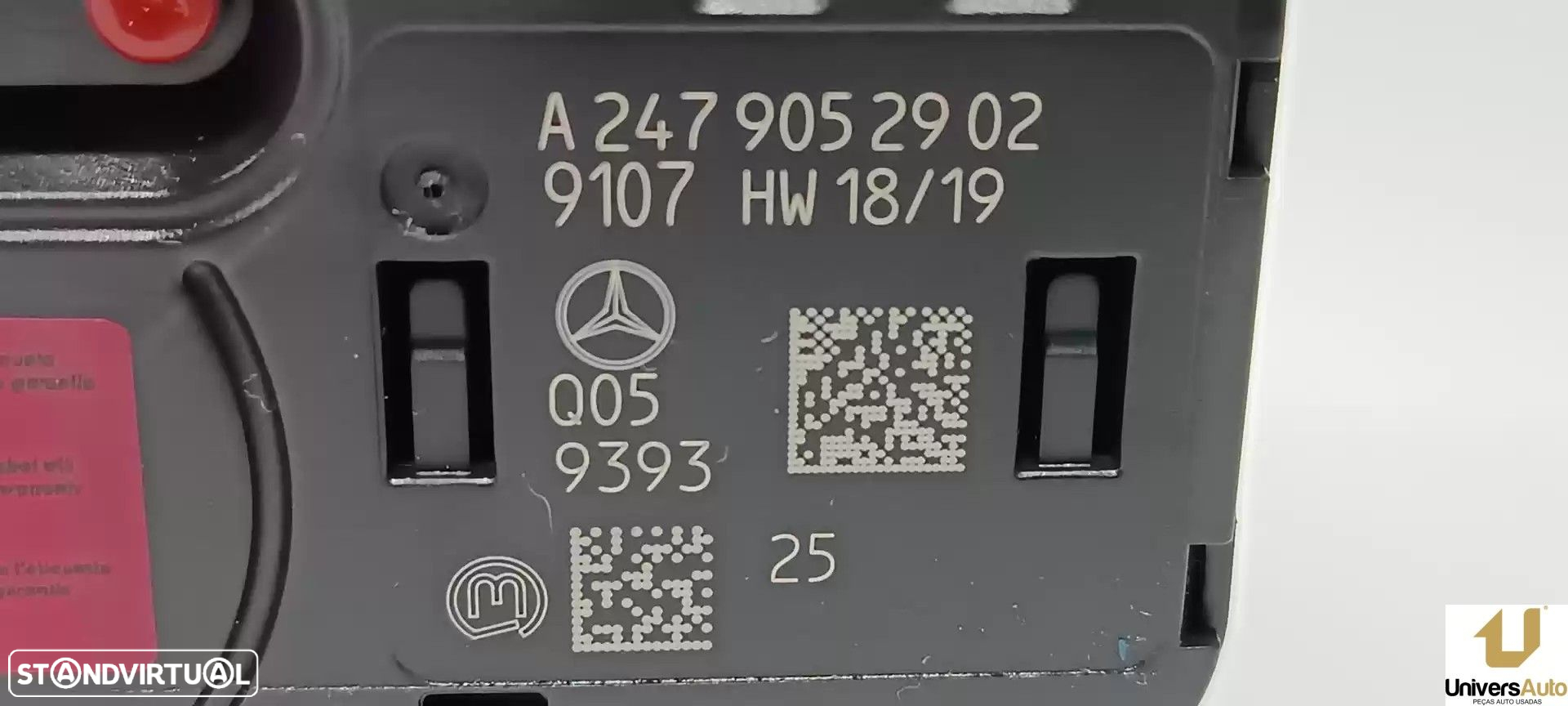 COMANDO LUZES MERCEDES-BENZ CLASSE A 2019 -A2479052902 - 3