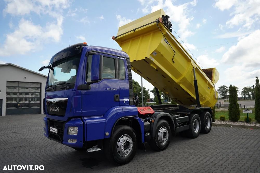 MAN TGS 35.460 / 8x4 / REAR TIPPER / HYDRAULIC FLAP / NAVI / AUTOMATIC - 3