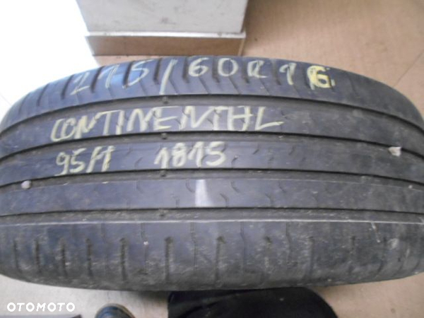 Opona pojedyńcza 215/60r16 continental conti eco contact 5 6,2mm lato
