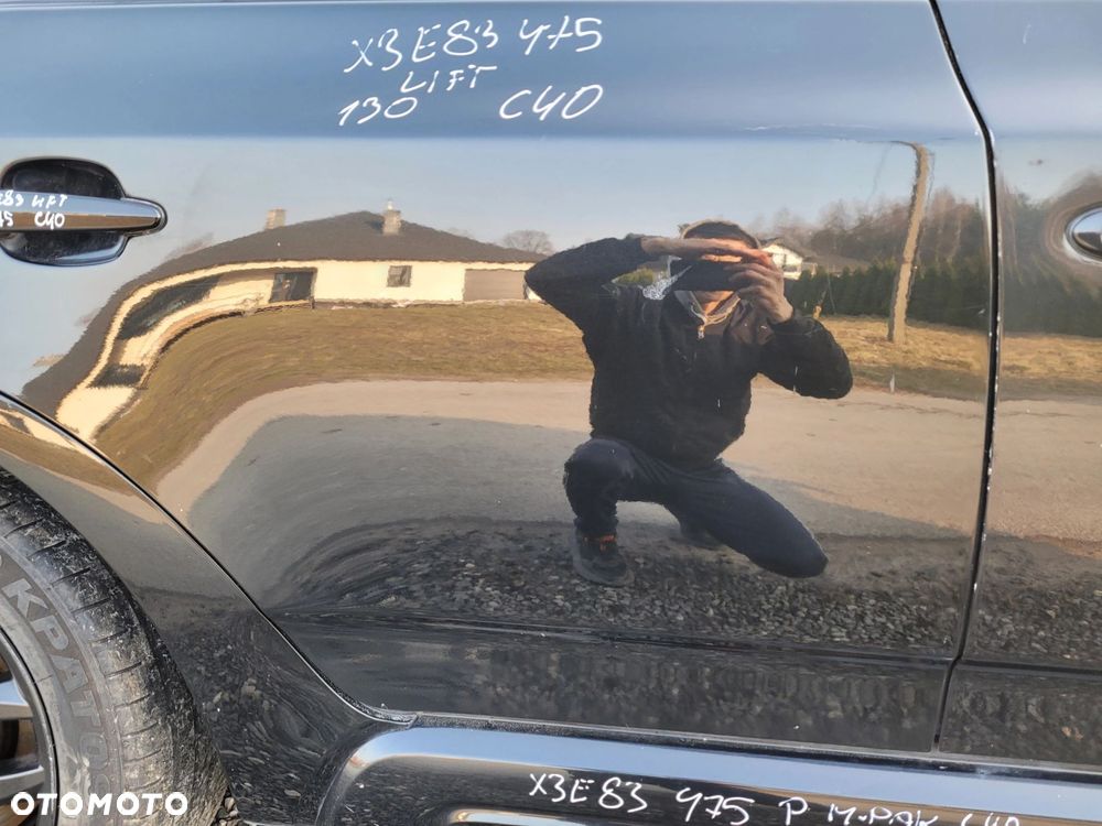 DRZWI PRAWY TYŁ BMW X3 E83 LIFT 475 BLACK SAPPHIRE - 4