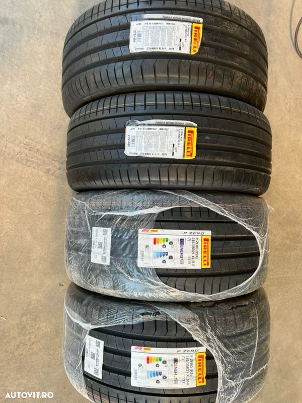 vând set anvelope 275/40/21-315/35/21 Pirelli de vară noi cu runflat - 1