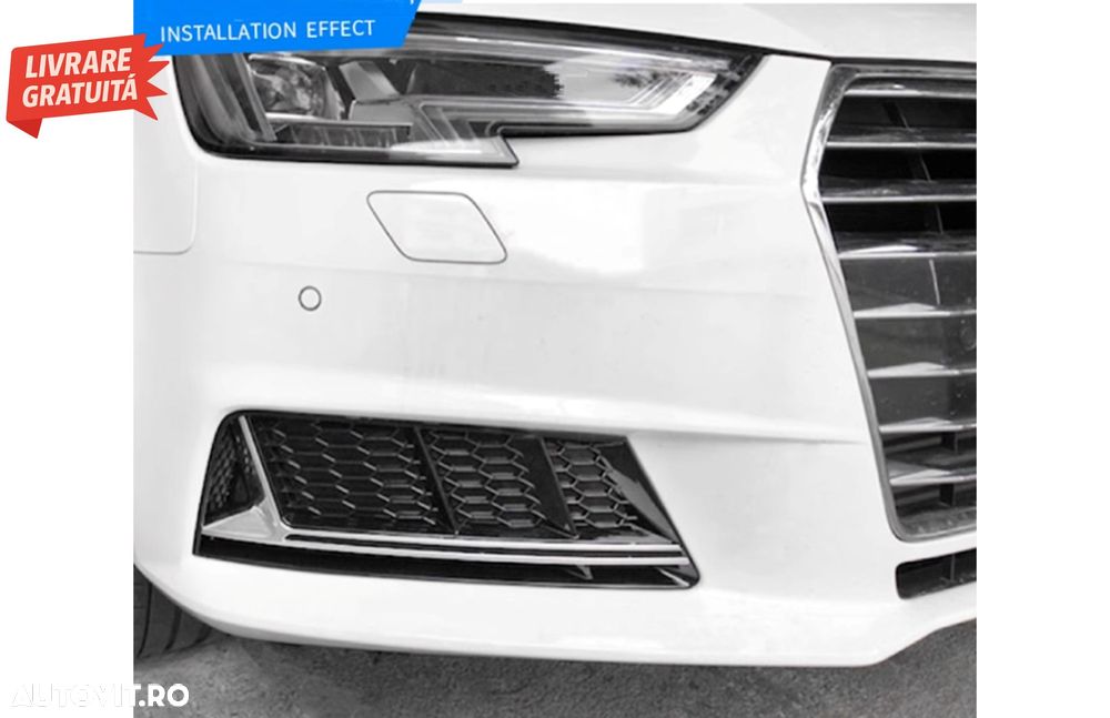 Grile Laterale Audi A4 B9 Sedan Avant (2016-2018) RS4 Design- livrare gratuita - 6