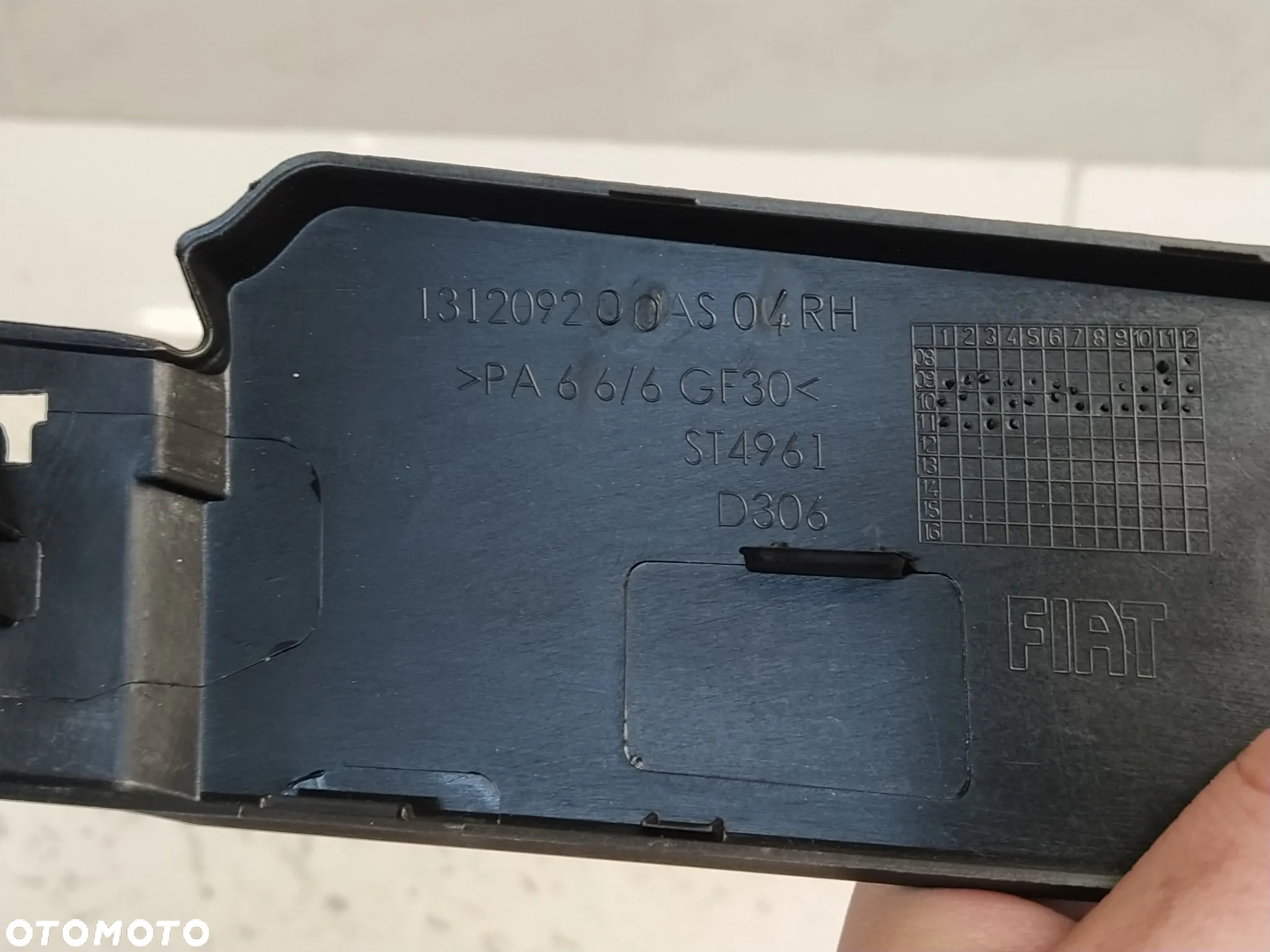FIAT 500C CABRIO LISTWY PRZEJŚCIE DACHOWE LISTWA DACHU KOMPLET NOWA ORYGINAŁ - 18