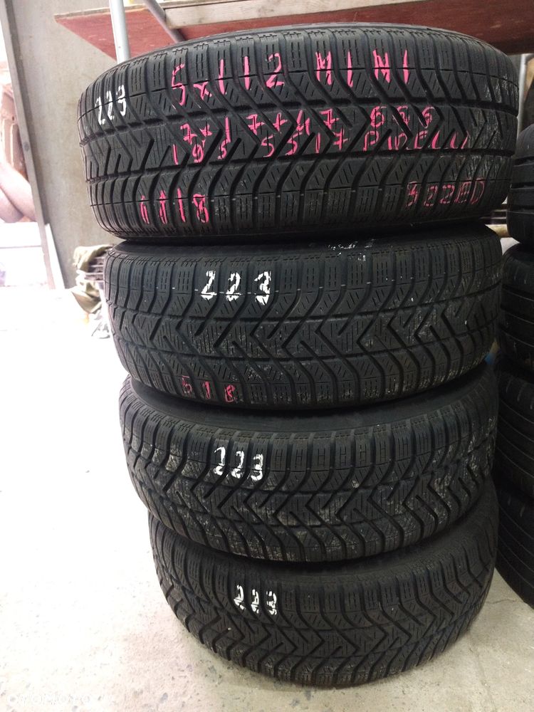 5x112 Felgi Aluminiowe Alufelgi Oryginalne 17 Koła Zimowe Zima MINI ONE COOPER E IV 4 CLUBMAN II 2  BMW SERIA 1 F40 2 Active Tourer AT F45 GC Gran Coupe F44 Gran Tourer GT F46 AUDI SEAT SKODA VW 6,5mm Legnica ALU-RAD 195/55 - 3