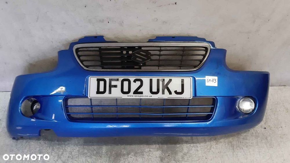 ^ ZDERZAK PRZÓD PRZEDNI DO SUZUKI WAGON R + NIEBIESKI HALOGENY - 1