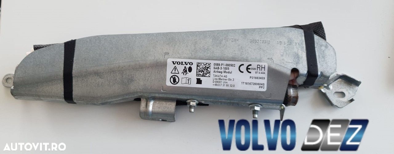 Airbag scaun dreapta VOLVO XC60  31663459 - 1
