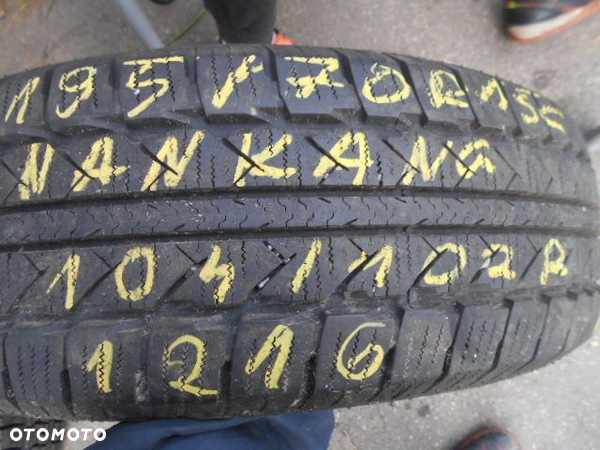 Opona 195/70r15c nankang snow sl-6 7,9mm
