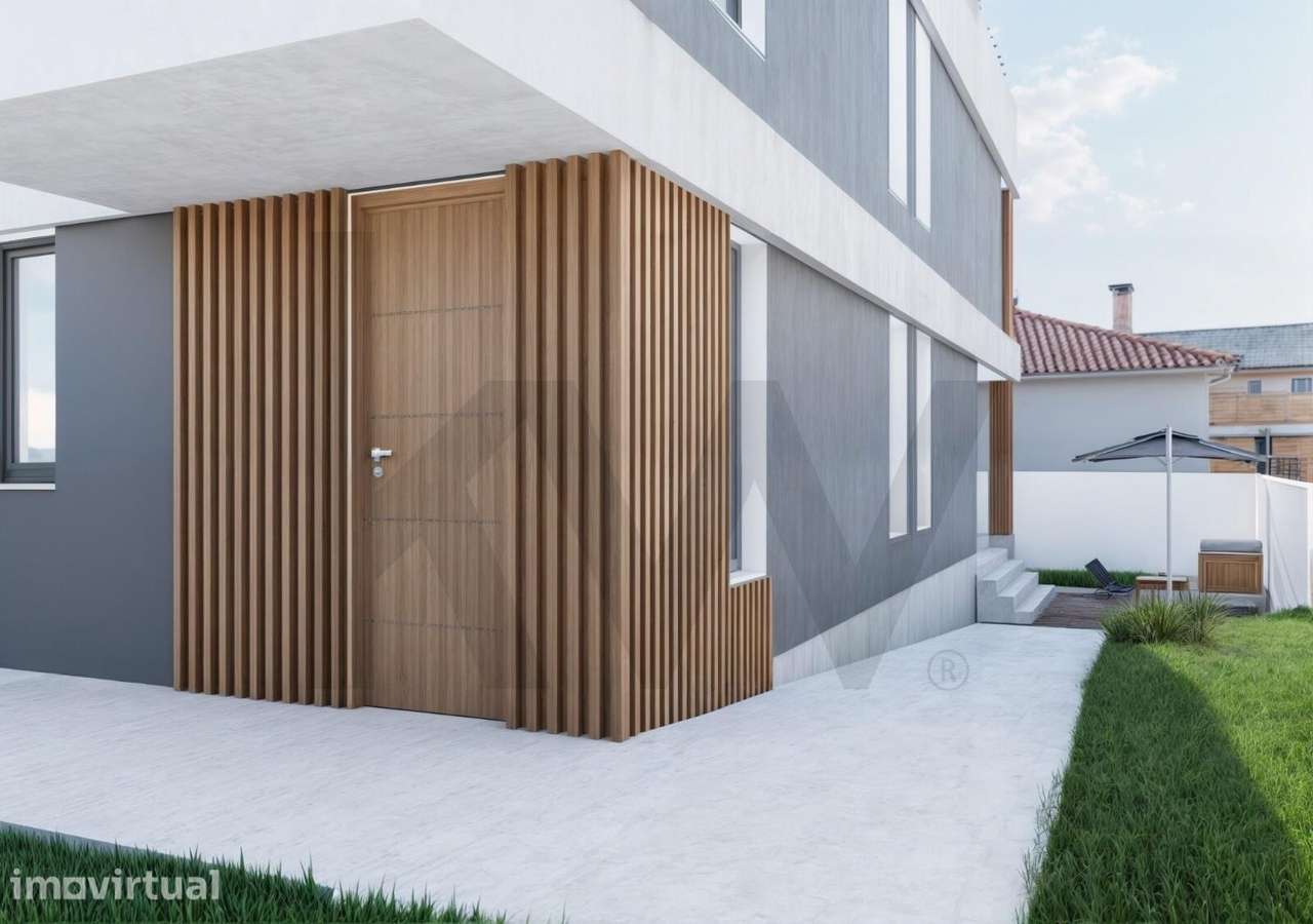 Luxuosa Moradia Contemporânea em Construção – Junto à Parede e Acessos - Grande imagem: 5/17
