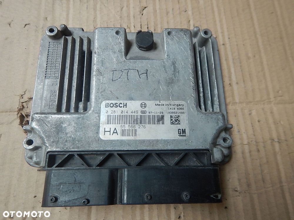 komputer silnika opel vectra c 1.9 cdti 55566276 - 1