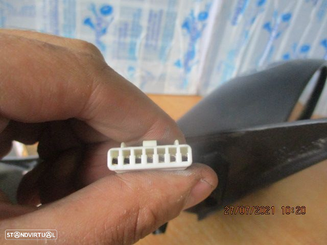 Espelho 01214482500DX ALFA ROMEO 156 1999 1.6I 120CV 4P PRETO DRT 5P 7 PINOS - 3