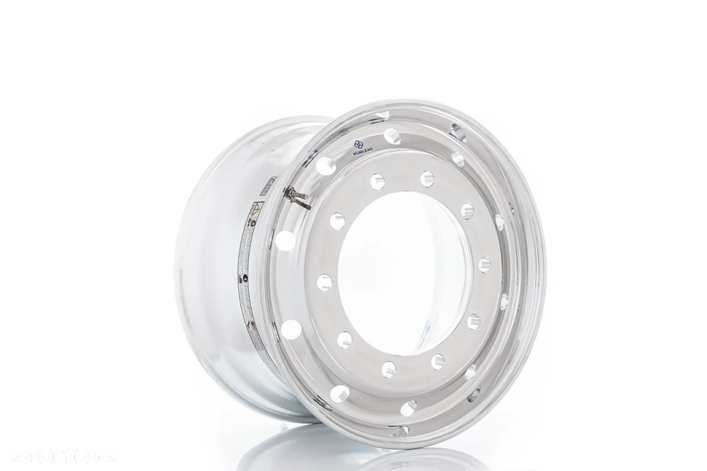 Felga aluminiowa POMLEAD 22,5x11,75 ET120 26mm POLISHED (polerowana) - 1