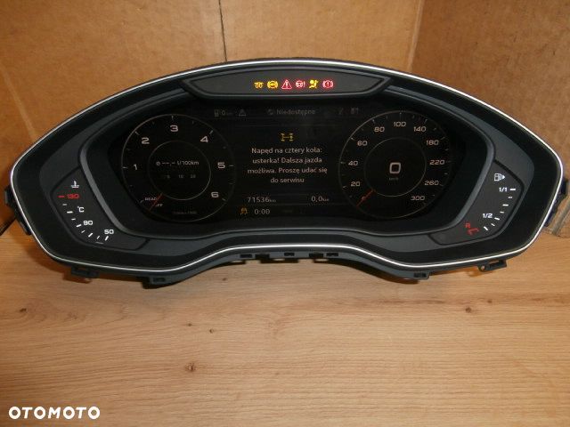 LICZNIK VIRTUAL COCKPIT 8W5920790D AUDI A4 B9 CYFROWY 1.8 2.0 2.0TDI 3.0TDI - 3