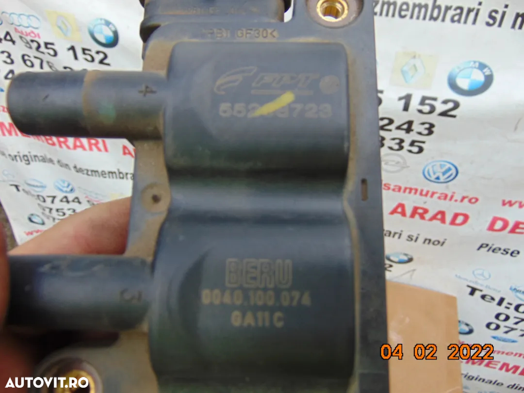 Bobina inductie Fiat 1.2 benzina grande punto fiat 500 500l 500c ford ka alfa romeo lancya 1.2 - 2