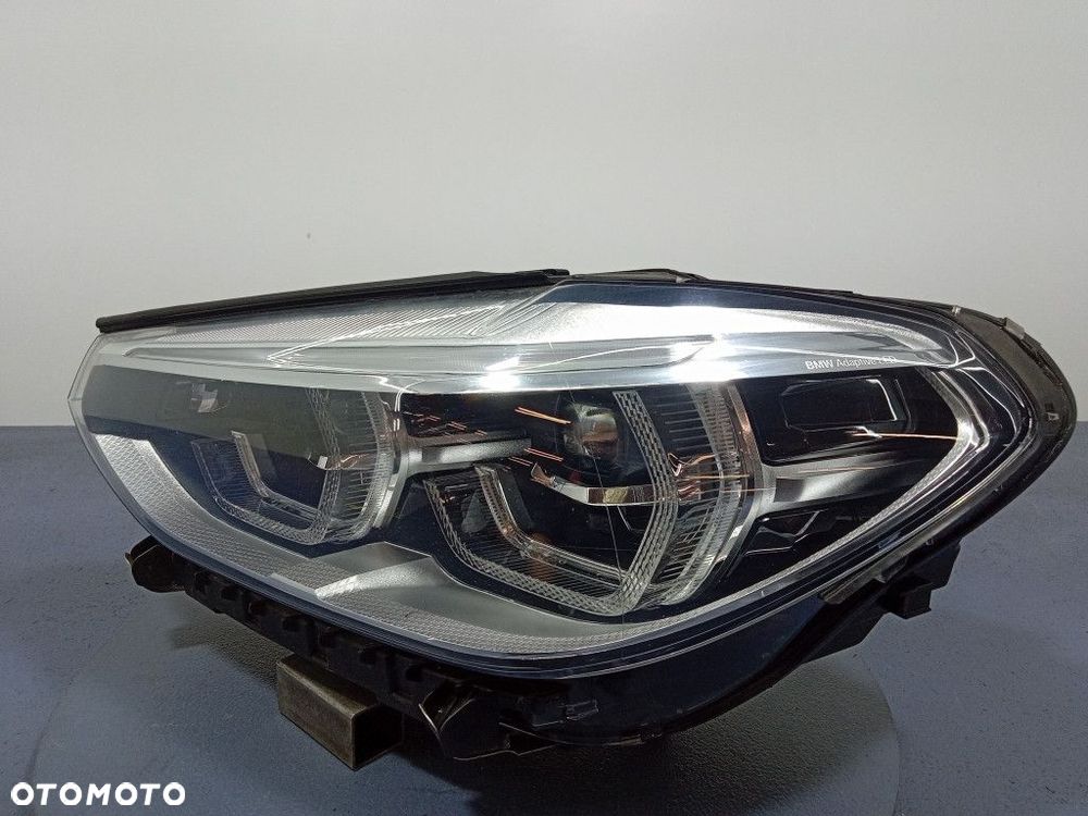 BMW X4 F98 F97 G02 G01 REFLEKTOR LEWY PRZÓD LAMPA PRZEDNIA LED EU 8739653 - 3