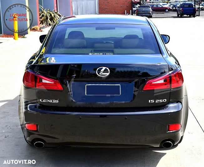 Stopuri LED LEXUS IS XE20 (2005-2012) Light Bar Facelift New XE30 Design Rosu Clar- livrare gratuita - 10