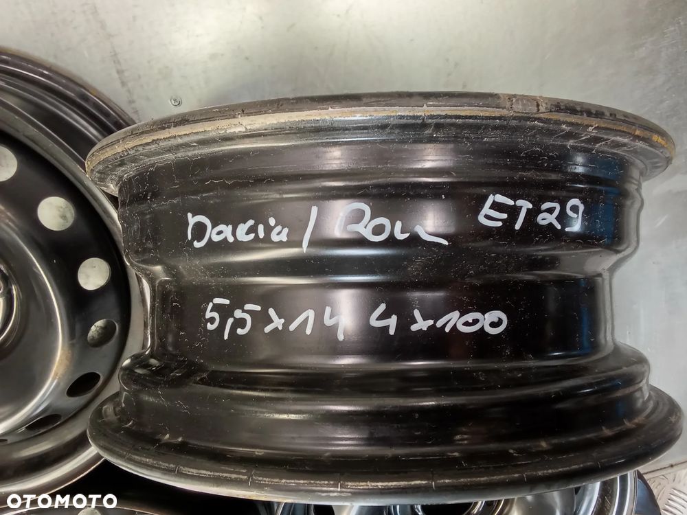 Felgi Dacia Dokker Lodgy Spring Renault Clio Modus 5,5Jx14 et29 4x100 - 5