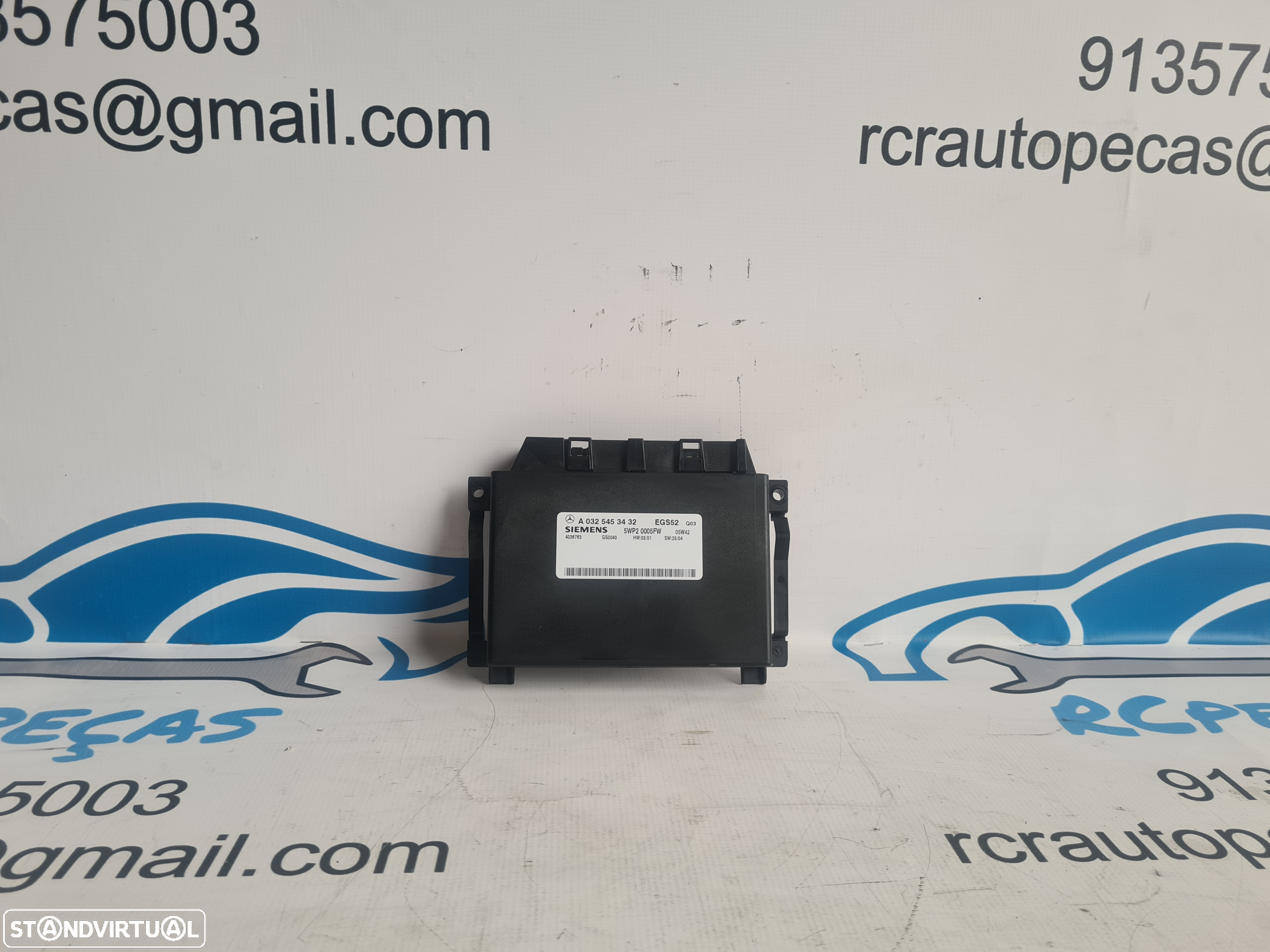 CENTRALINA ECU SIEMENS CAIXA VELOCIDADES AUTOMATICA A0325453432 0325453432 MERCEDES BENZ CLASS E W211 E220 CDI 150CV OM646961 646961 - 2