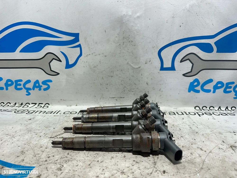 .Conjunto de 4 injetores Bosch BMW 2.0D 16v N47D20 N47 N47N 116D 118D 316D 318D 118cv 143cv 2006 - 2016 - 3