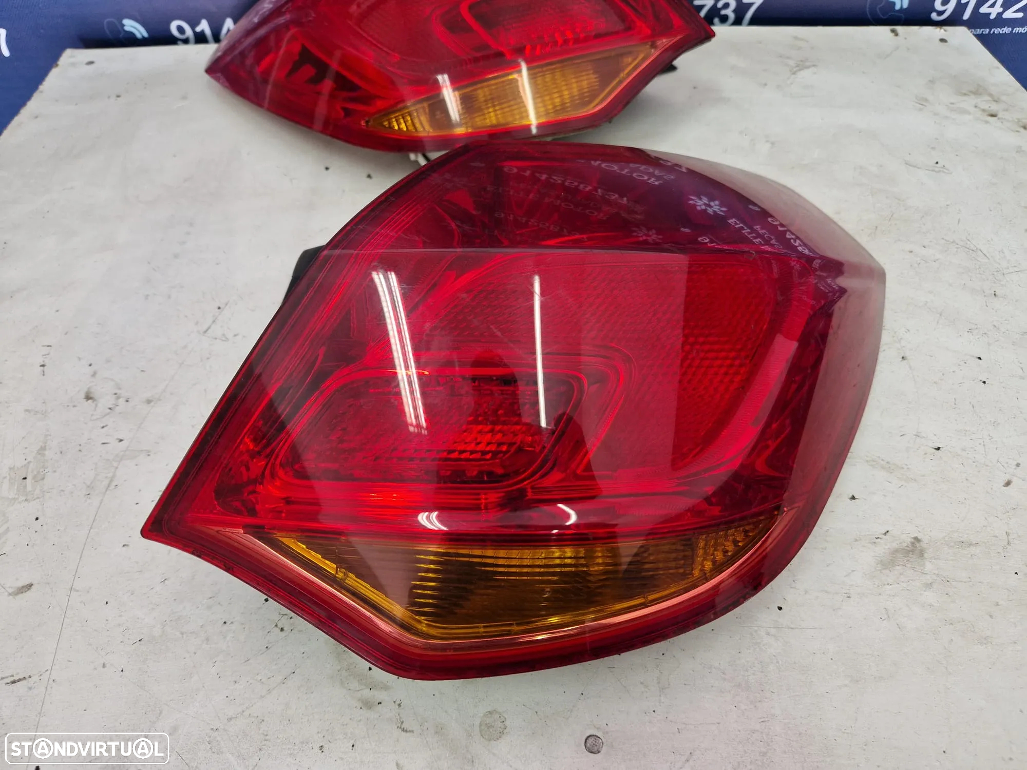 Farolins usados OPEL ASTRA J 5 PORTAS CARRO farolim - 6