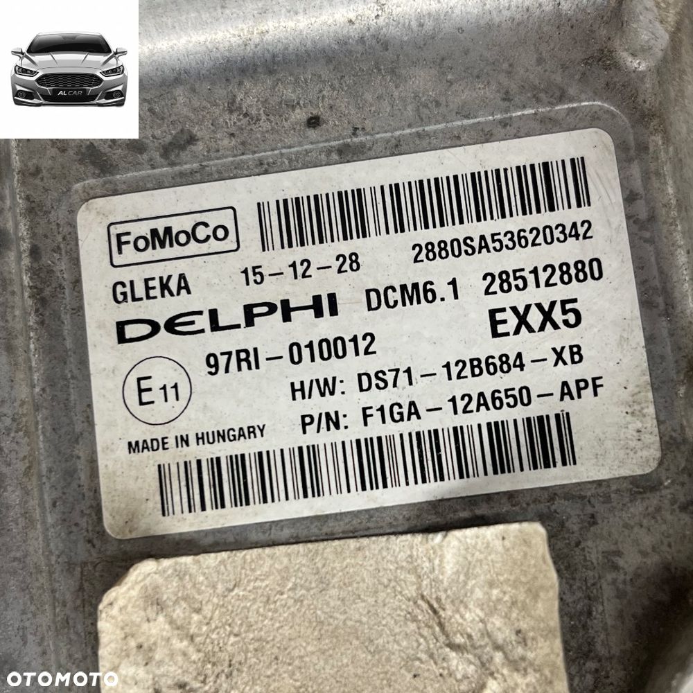STEROWNIK SILNIKA 2.0 DTCI EURO 6 FORD MONDEO MK5 F1GA-12A650-APF - 2