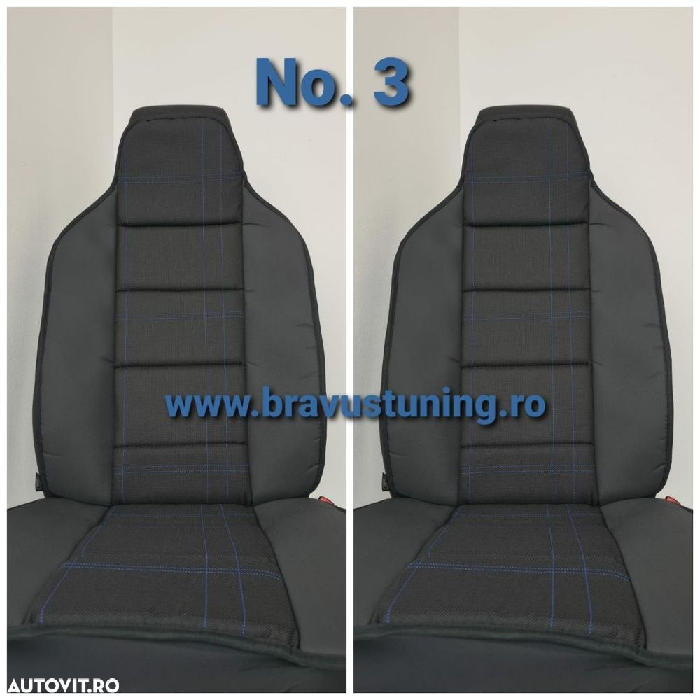 Huse scaun auto SPATAR Stofa TAPITERIE 2 buc/set - 4