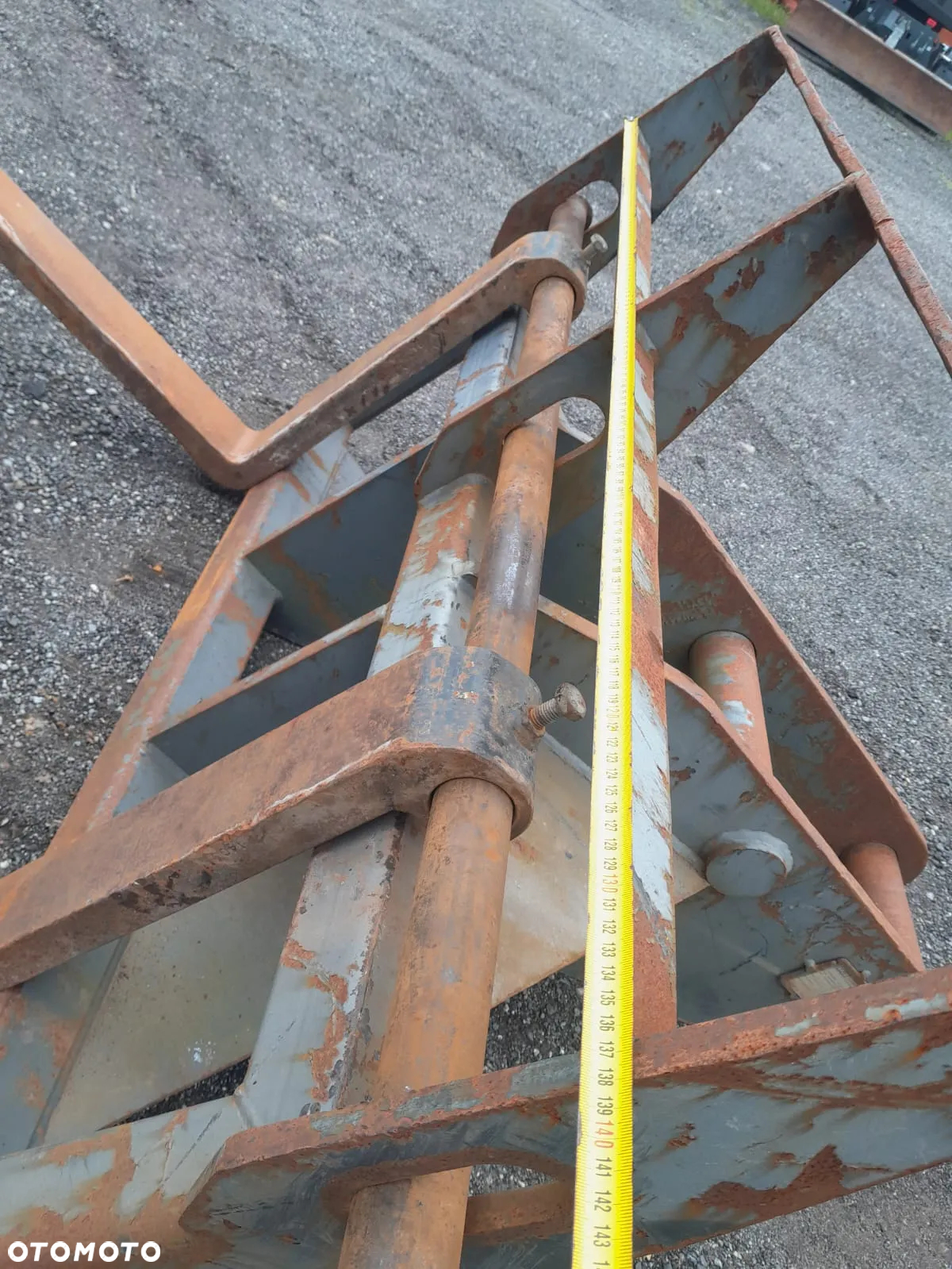 Widły przeładunkowe Scott paleciarka paleciak karetka do koparki fi80mm. - 6