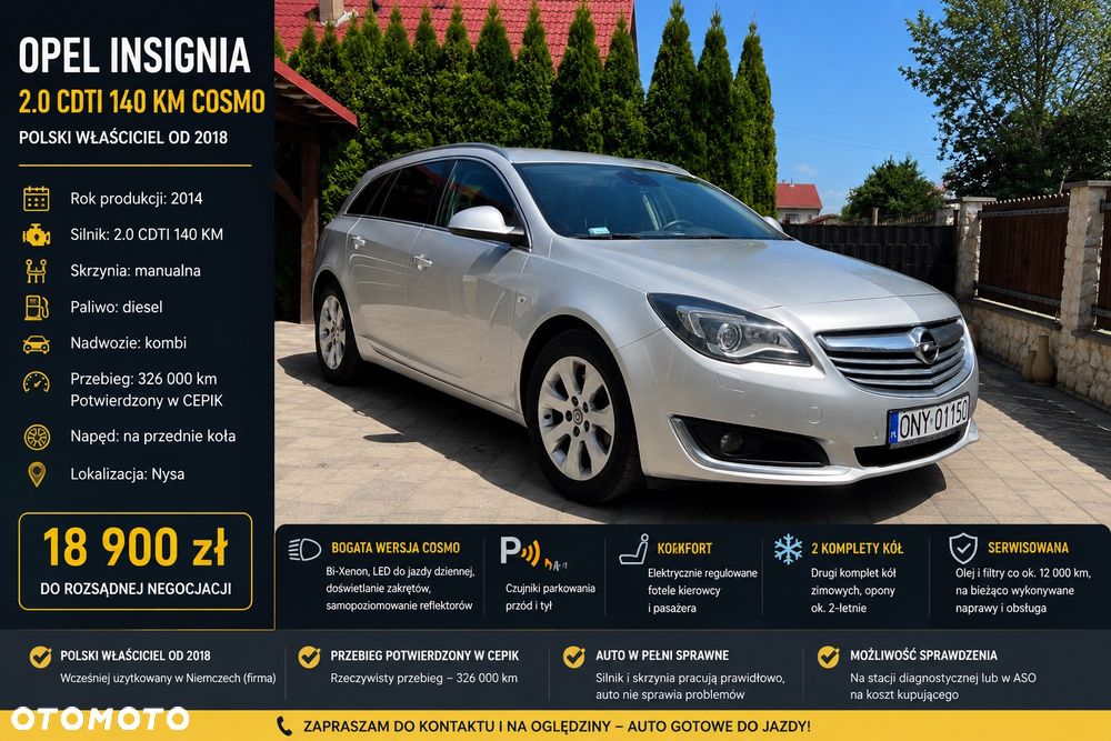 Opel Insignia 2.0 CDTI Cosmo ecoFLEX S&S - 1