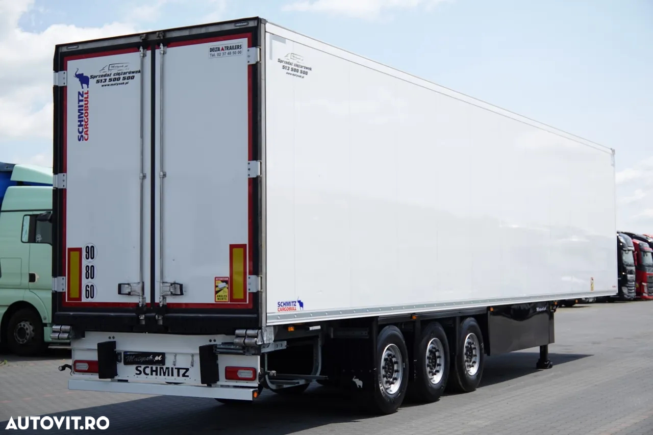 Schmitz Cargobull FRIGIDER / TRANSPORT VECTOR 1550 UNITĂȚI / DOPPELSTOCK / AXĂ RIDICATĂ / COȘ PENTRU PALEȚI / 2022 - 8