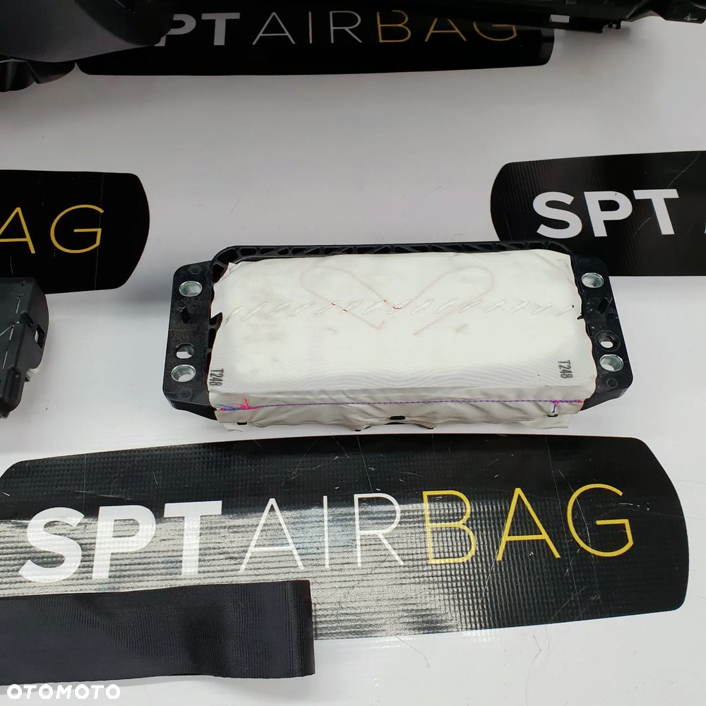 VW TOURAN II 5TA DESKA ROZDZIELCZA KONSOLA KOKPIT PULPIT PODUSZKI AIRBAG AIR BAG PASY KIT SET - 8