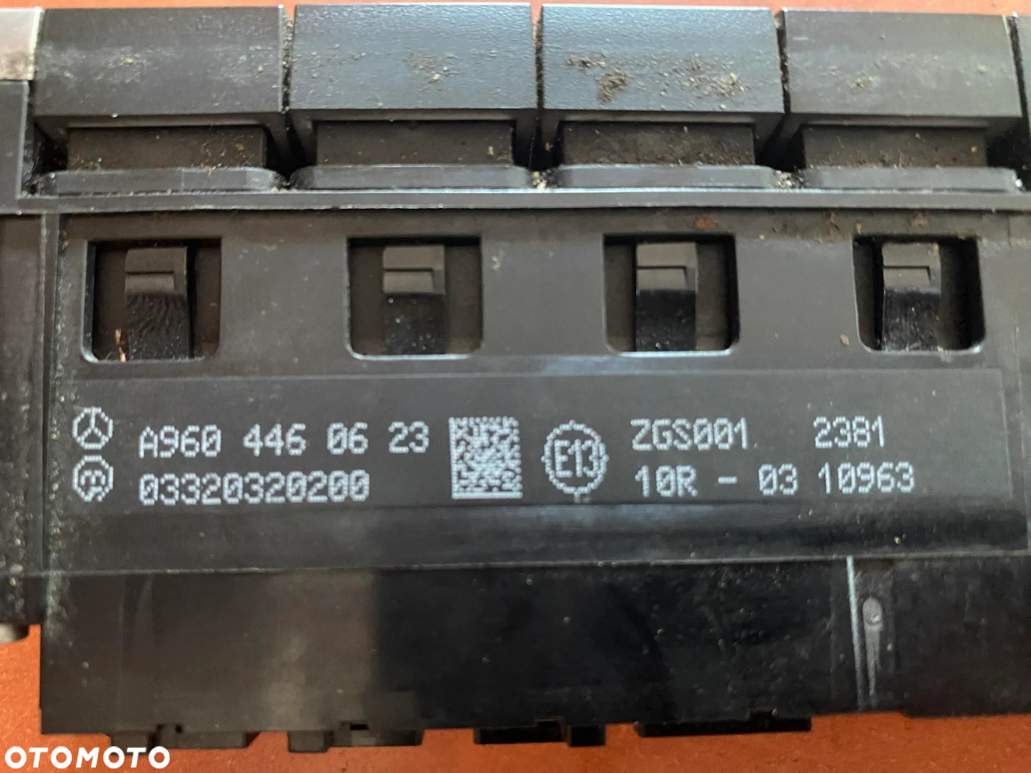 MERCEDES ACTROS MP4 - MODUŁ ŚWIATEŁ AWARYJNYCH A 960 446 06 23 - 2