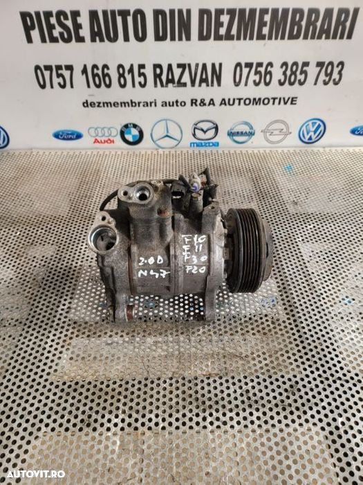 Compresor Clima Bmw F10 F11 F30 F31 F32 F33 F36 F20 F21 X1 E84 Etc. 2.0 D N47 -3820 6SBU14A - 1