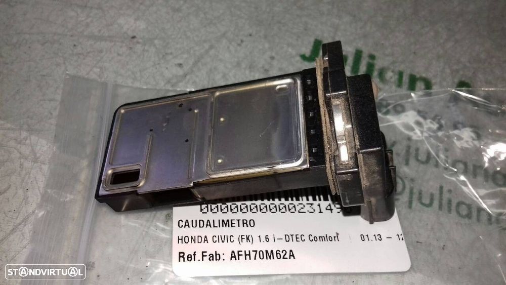 MEDIDOR DE MASSA DE AR HONDA CIVIC IX 2014 -AFH70M62A - 2