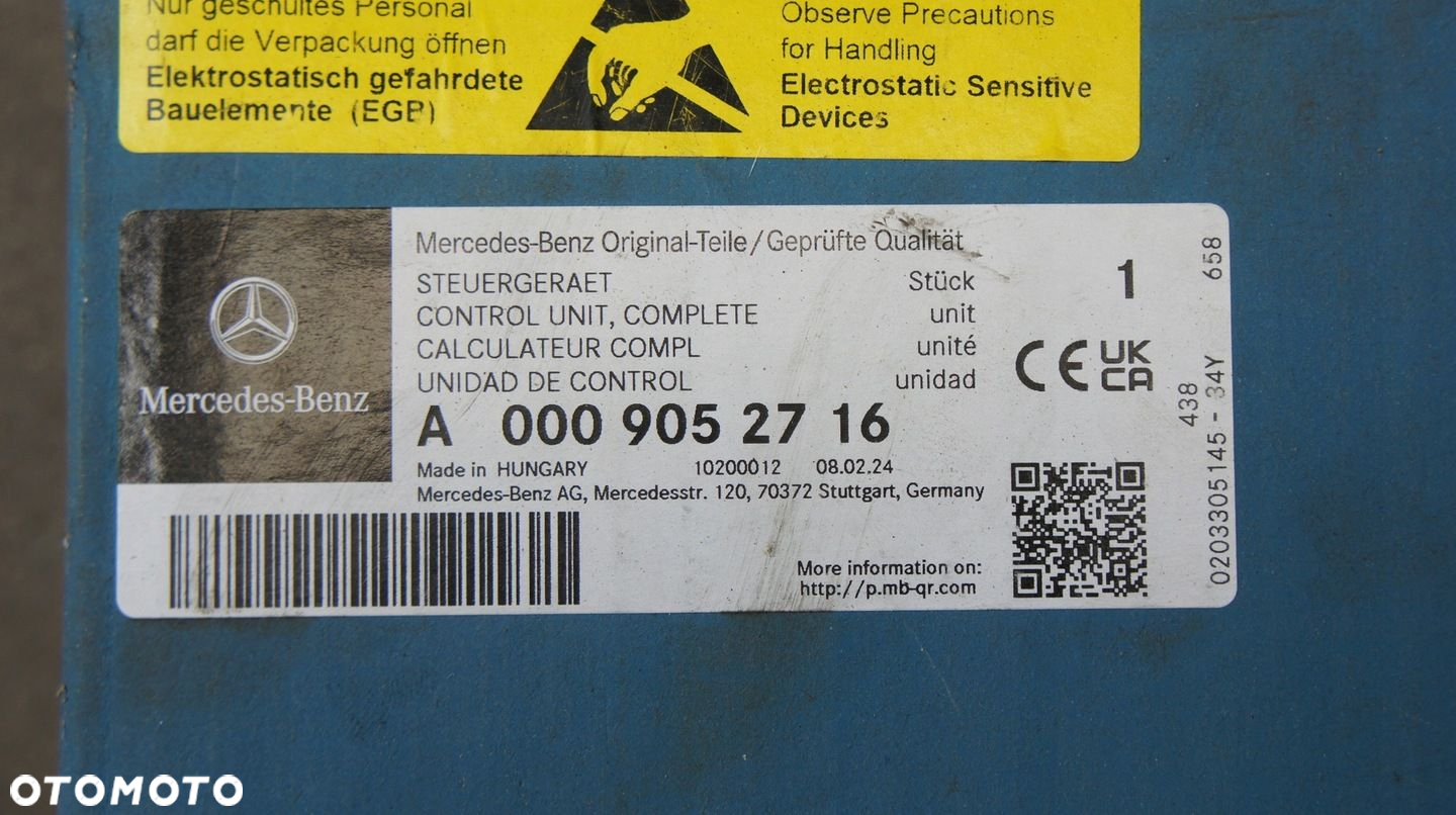RADAR DISTRONIC CZUJNIK MERCEDES W205 W253 A0009059013 - 3