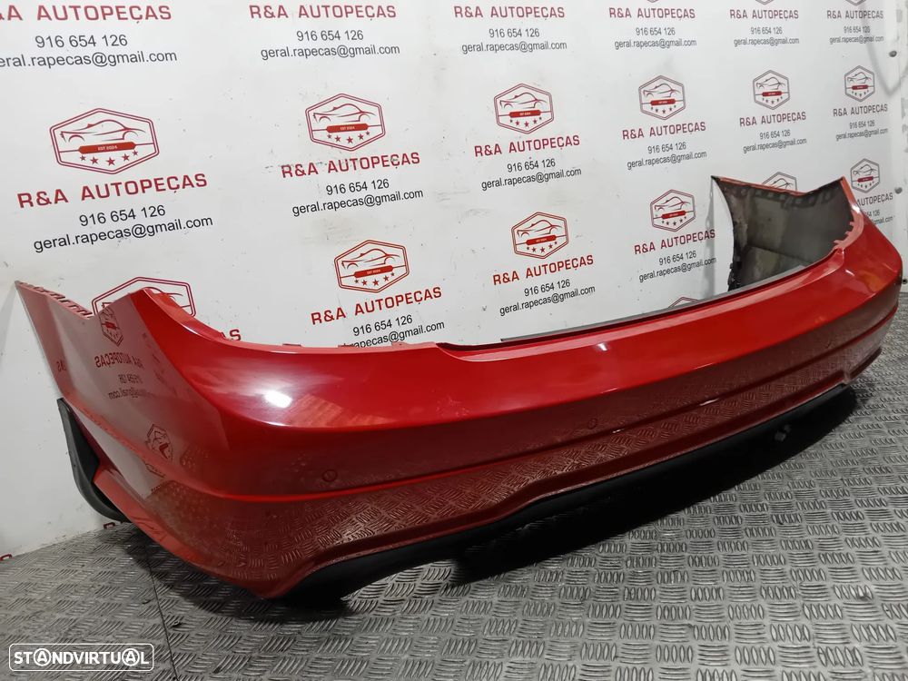Parachoques Trás Traseiro Mercedes Class C W204 Sedan Carro AMG Com Sensores Original - 5