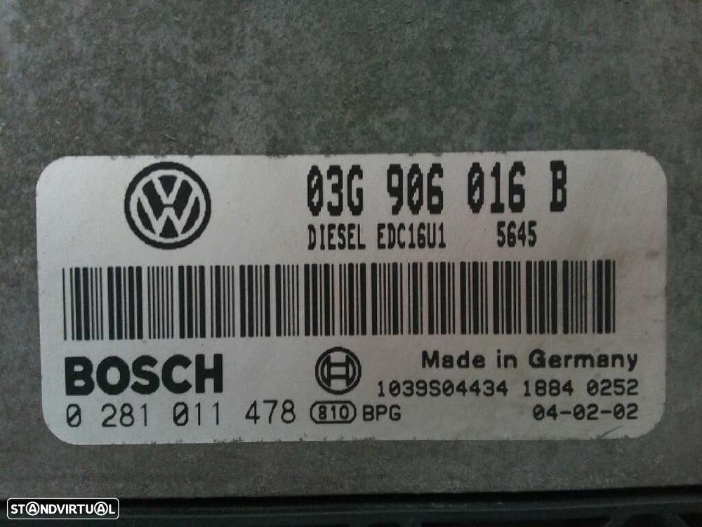 CENTRALINA MOTOR UCE VOLKSWAGEN GOLF V 2004 -03G906016B - 1