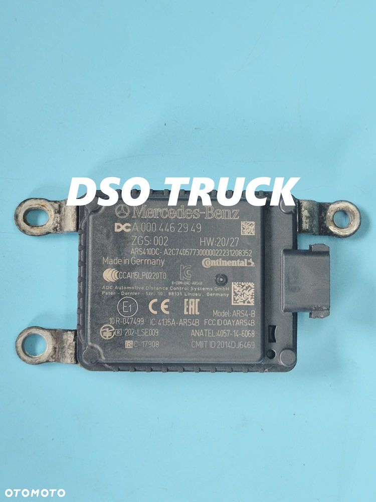 Radar Czujnik Odleglosci MERCEDES ACTROS MP4 A0004462949 - 1