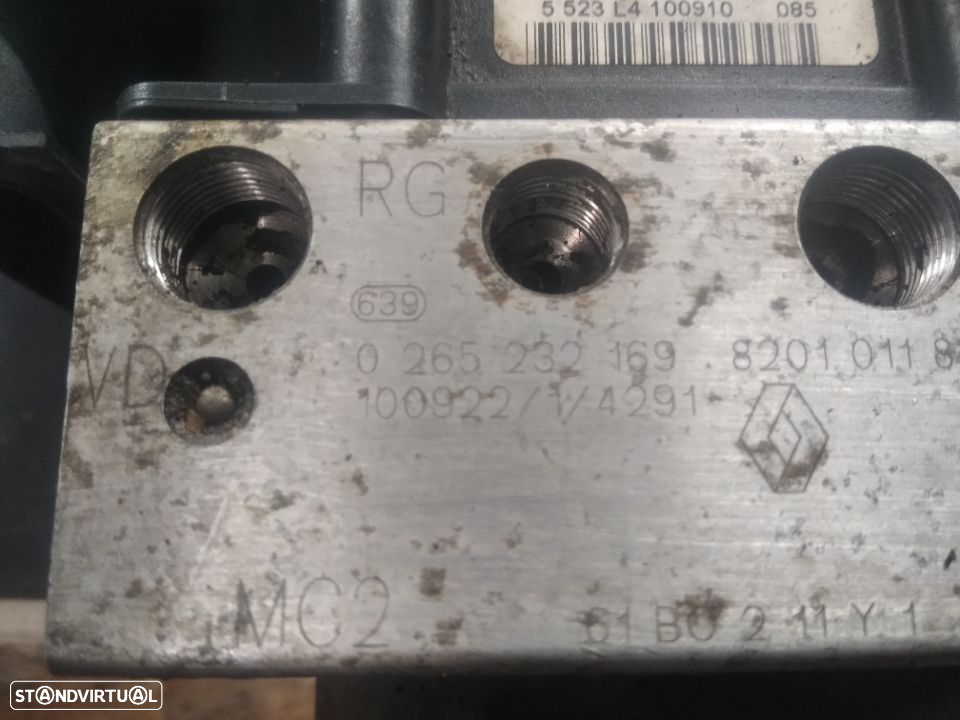 Modulo ABS Renault kangoo 0265232169  8201011838 - 5