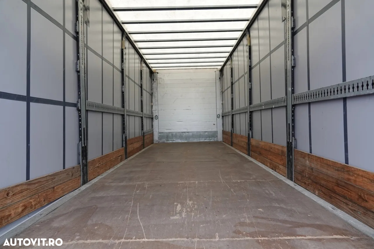 MAN EUROCARGO / 12. 190 / PERDEA - 8,5 m / SOLO / RIDIFICĂTOR / CONTRACTUL DE SERVICE POST / EURO 6 - 14