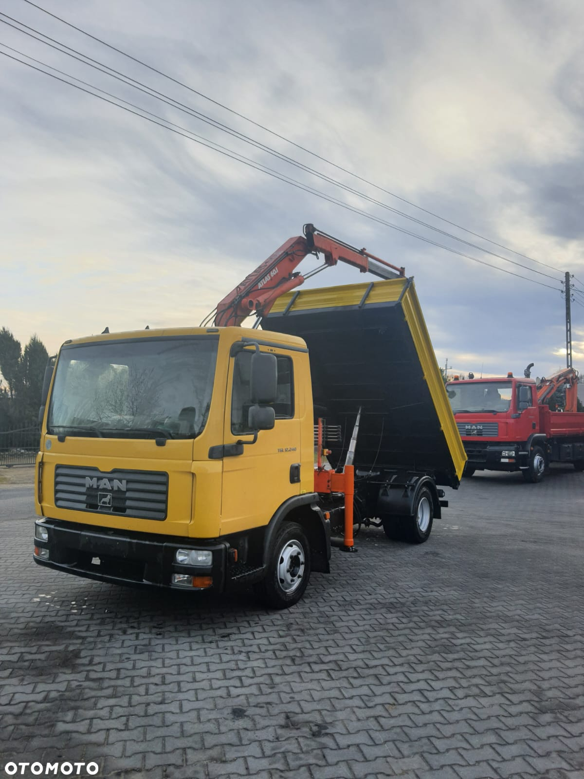 MAN TGL 12.240, wywrotka z hds , kiper , hds , blokada mostu, sprowadzony - 9
