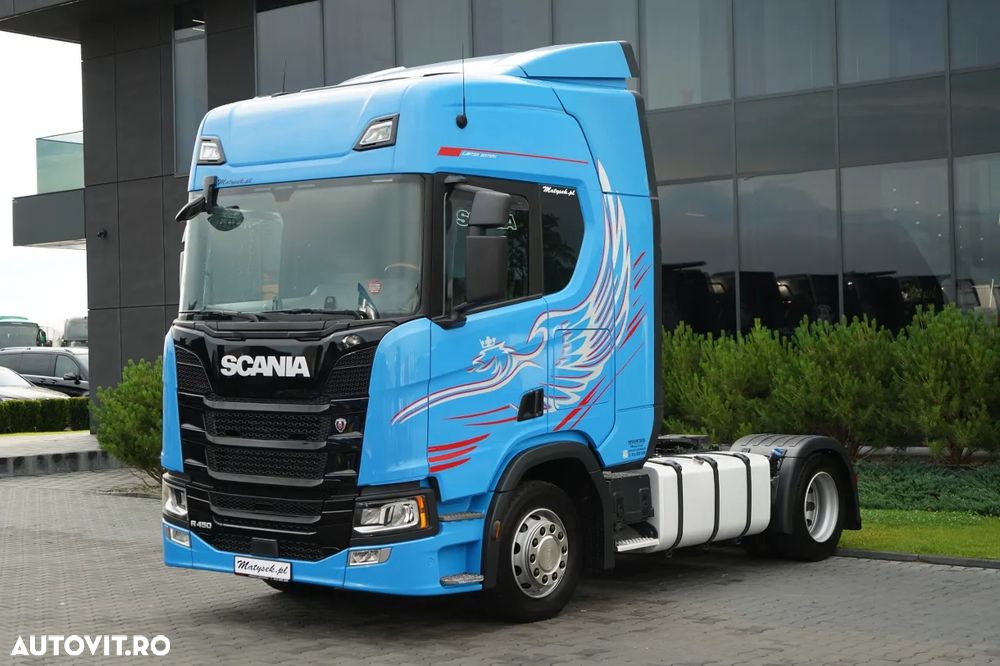 Scania R 450 / MEGA / PLATĂ JOSĂ / RETARDER / I-PARK COOL / PIELE / EURO 6 - 3