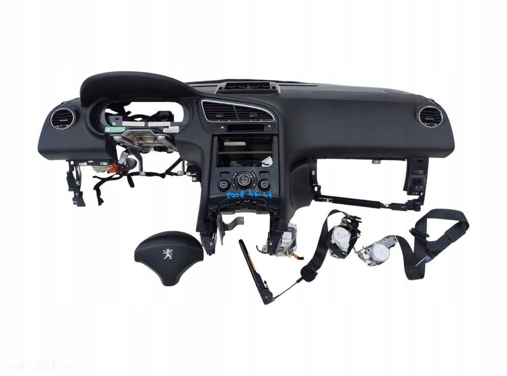 DESKA KONSOLA PODUSZKA PODUSZKI AIR-BAG PASY PEUGEOT 5008 I 2013-2016 LIFT - 1