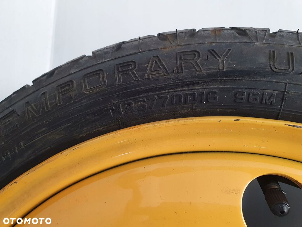 KOŁO DOJAZDOWE dojazdówka 125/70 R16 D16 5x114,3 J16X4T Toyota Subaru Mazda - 3