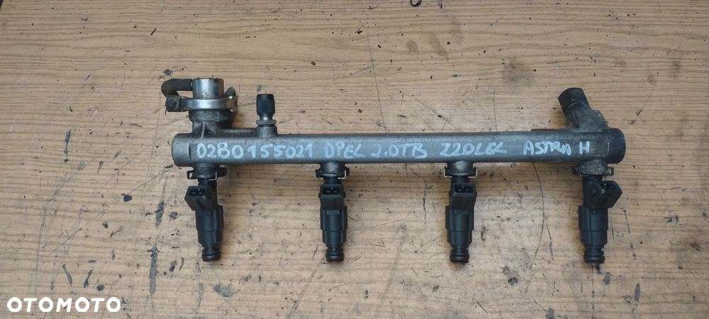OPEL ASTRA H 2,0 turbo Z20LEL listwa wtryskowa wtryski 0280156021 - 1