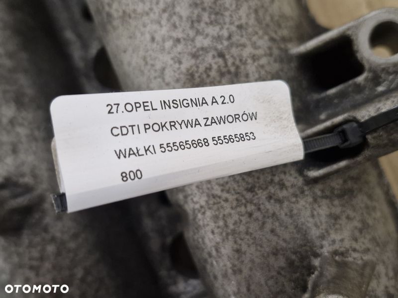 OPEL INSIGNIA A 2.0 CDTI POKRYWA ZAWORÓW WAŁKI 55565668 55565853 - 9