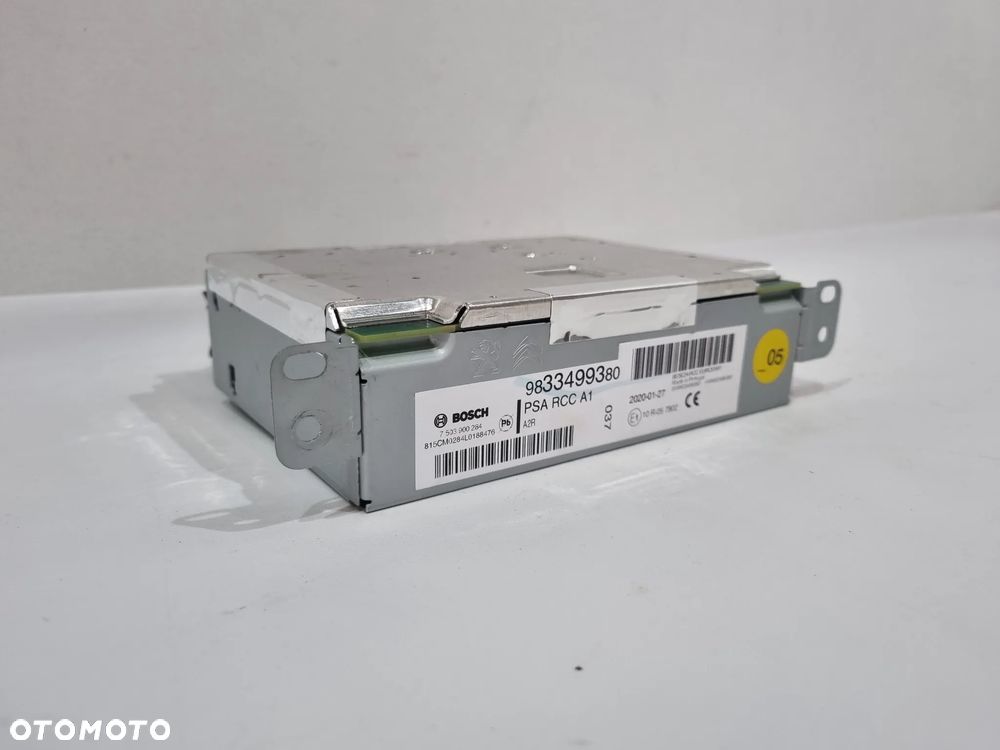 CITROEN DS7 C5 AIRCROSS MODUŁ RADIO NAWIGACJA 9833499380 - 2