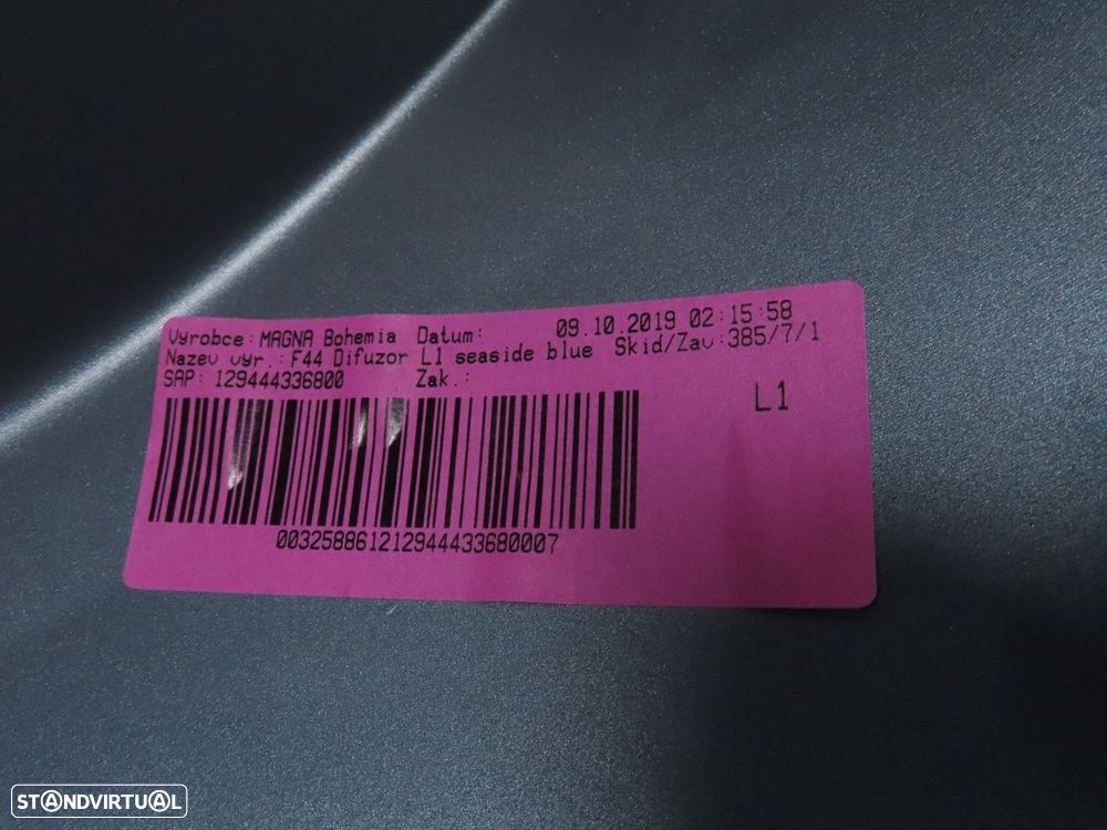 Difusor parachoques Trás Usado / Original BMW 2 Gran Coupe (F44) 51127477431 - 5