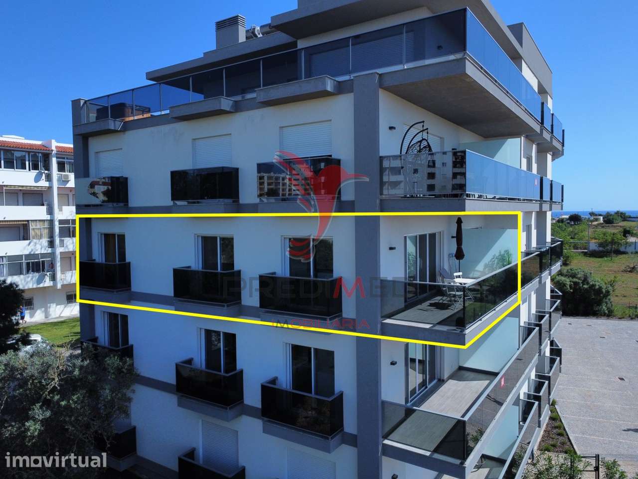 NOVO T2 CONDOMÍNIO PRIVADO PISCINA E VISTA MAR - Grande imagem: 3/36