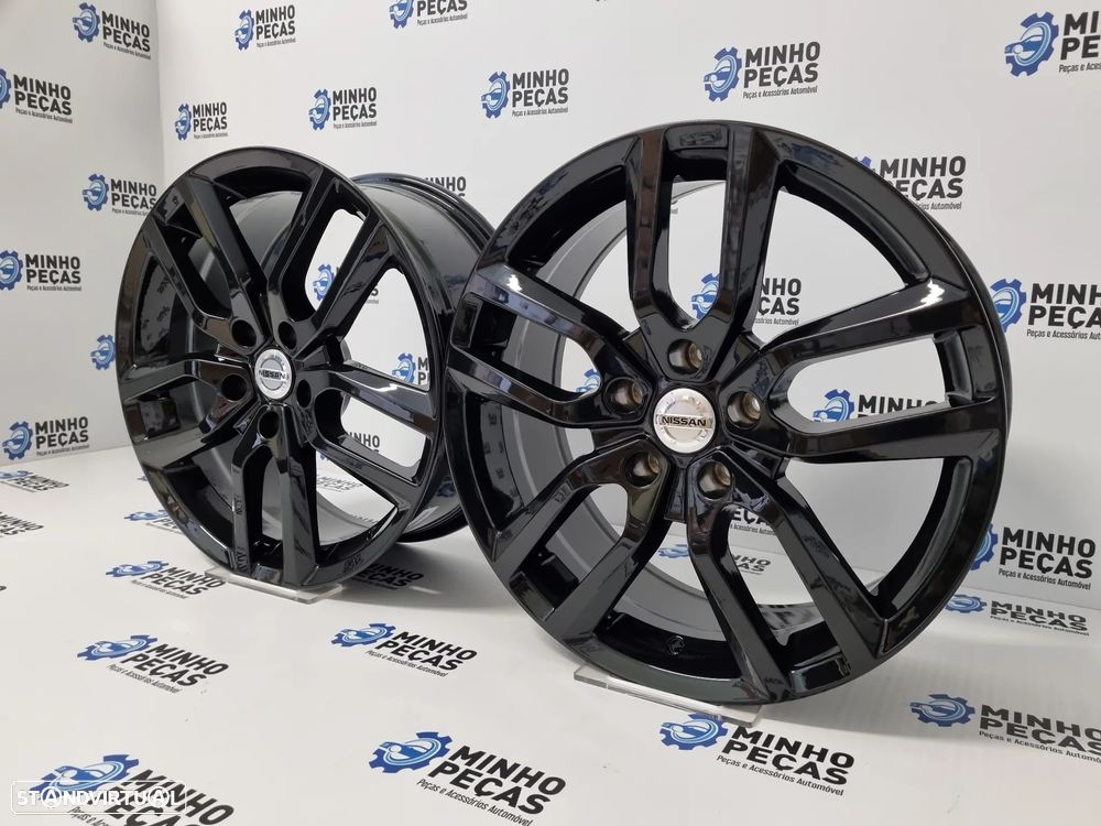 Jantes Nissan Qashqai em 18 Preto Brilho (5x114.3) - 2