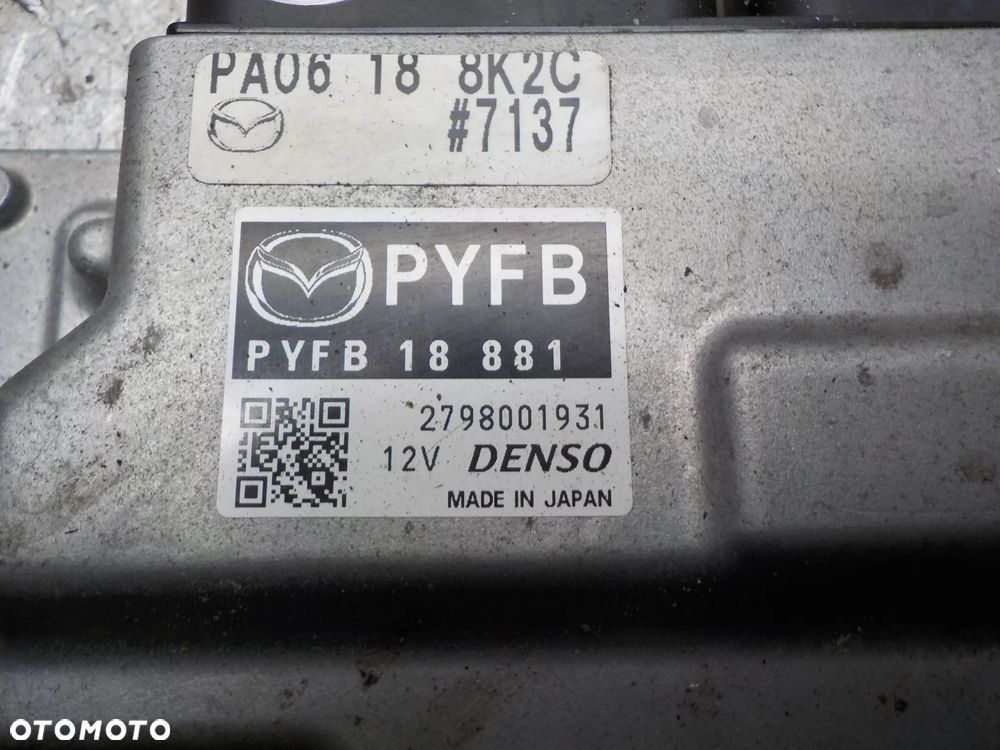 MAZDA CX-3 STEROWNIK KOMPUTER SILNIKA PYFB18881 - 2